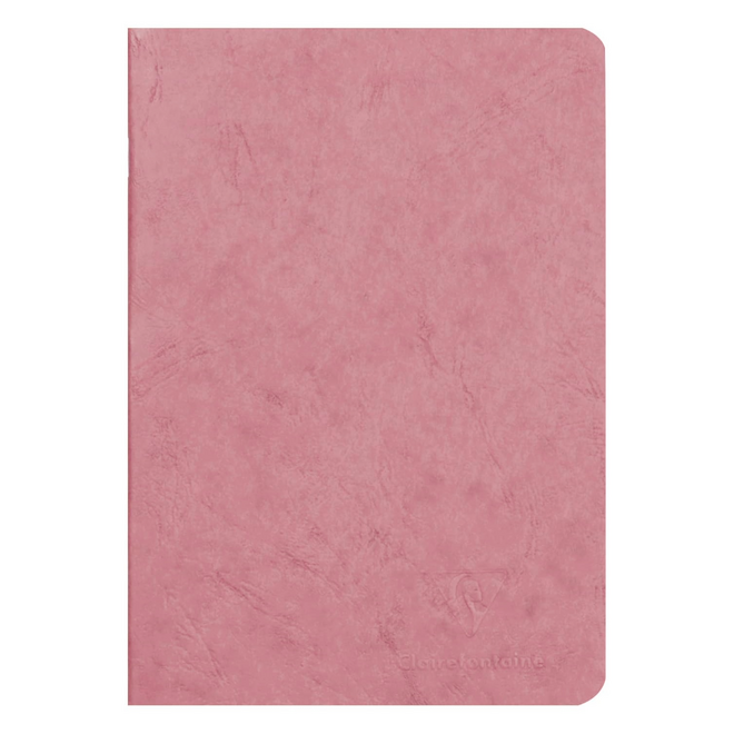Clairefontaine Age Bag Notebook - 96 Page, Lined, 8.25x11.75" - Pink