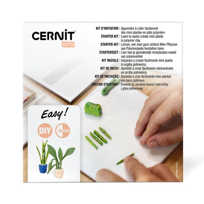 Cernit Polymer Clay Starter Kit - Mini Plants