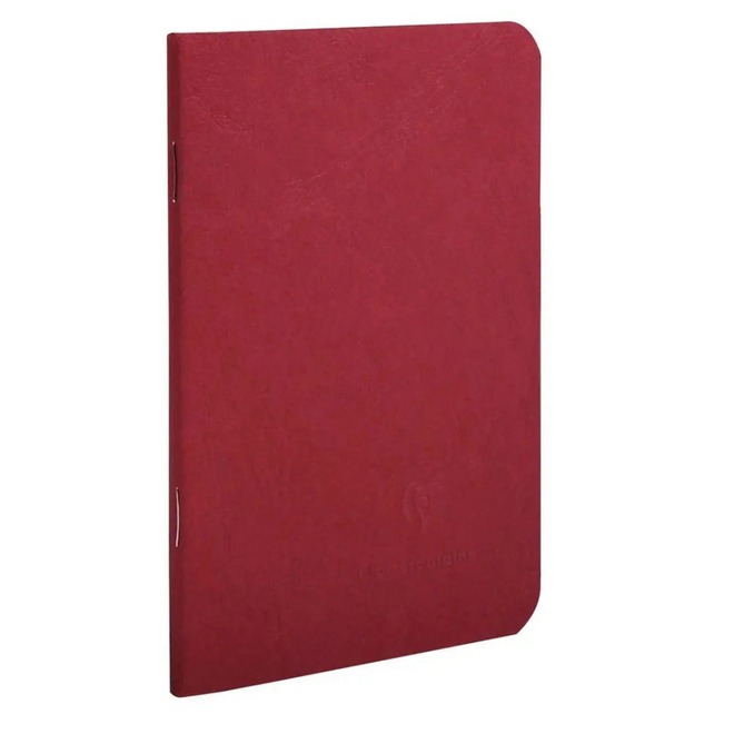 Clairefontaine Age Bag Notebook - 96 Page, Lined, 3.5x5.5" - Red