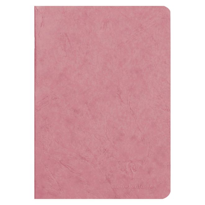 Clairefontaine Age Bag Notebook - 96pg, Lined, 5.8x8.3" - Pink