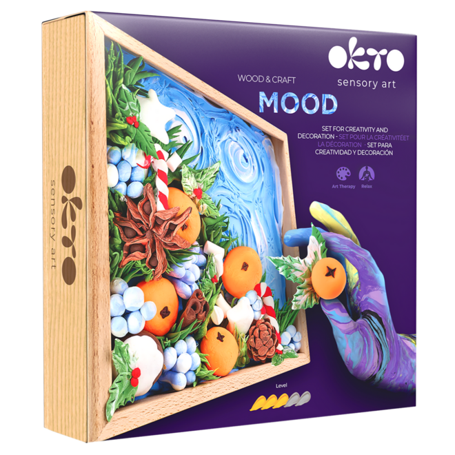 Okto Sensory Art - Wood & Craft Set - Mood: Joy