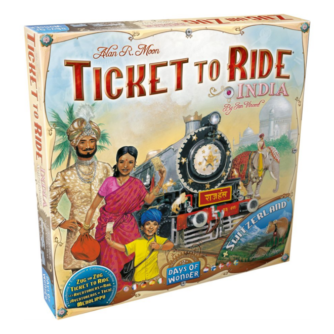 Ticket To Ride - Map Expansion #2: India & Switzerland