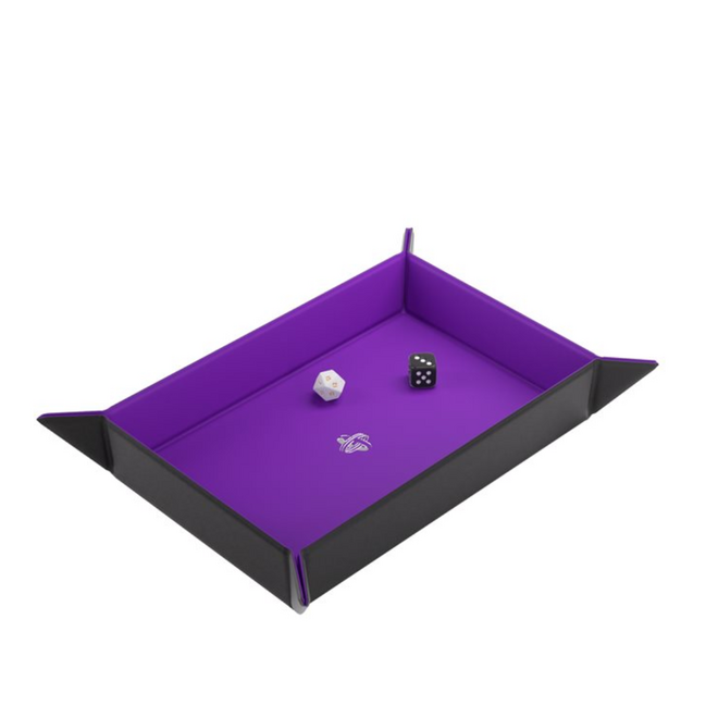 Gamegenic: Magnetic Dice Tray - Rectangular: Black/Purple