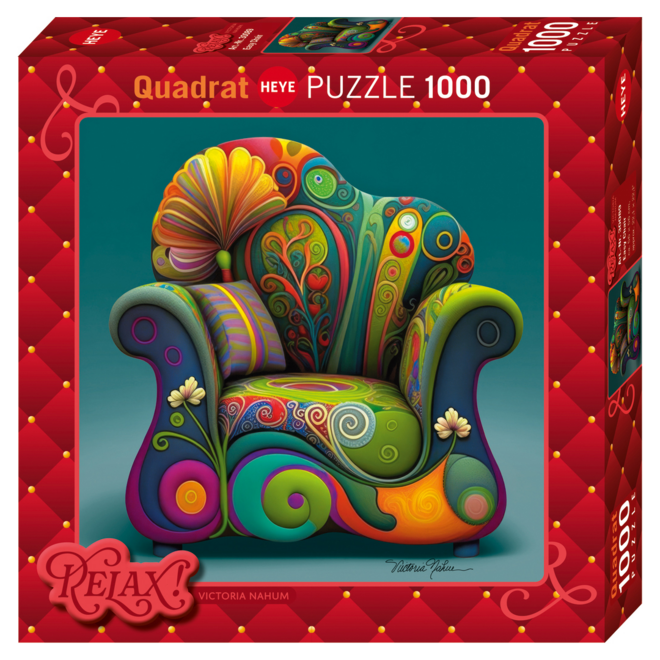 Heye Puzzle, 1000pc - Relax! Easy Chair