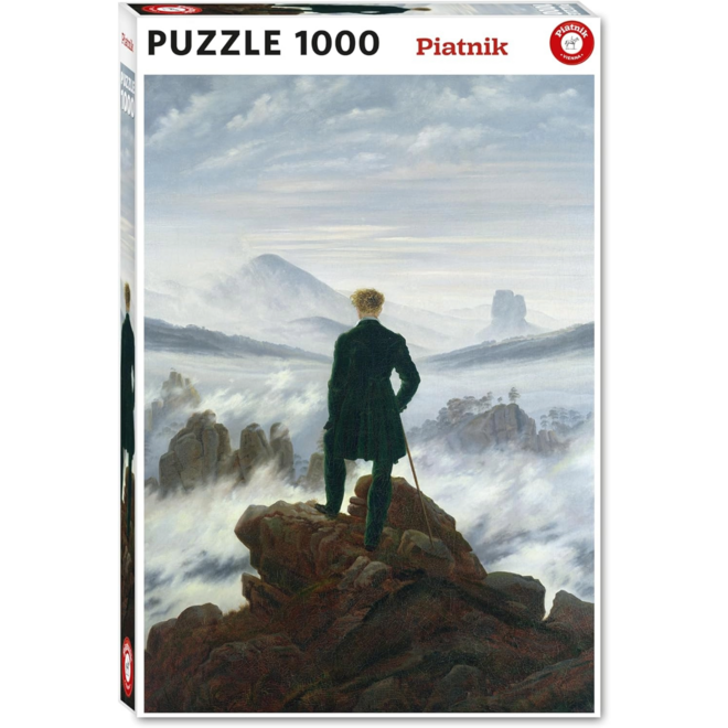 Piatnik 1000pc Puzzle - Caspar David Friedrich: The Wanderer Above the Sea of Fog, 1818