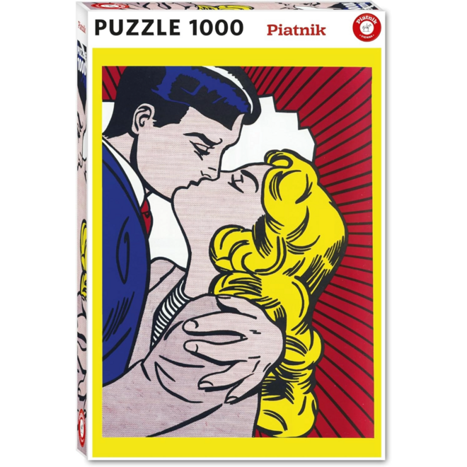 Piatnik 1000pc Puzzle - Roy Lichtenstein: Kiss III, 1962