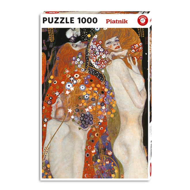 Piatnik 1000pc Puzzle - Gustav Klimt: Water Serpents II, 1904-07