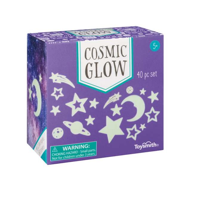 Cosmic Glow: 40pc Glowing Shapes