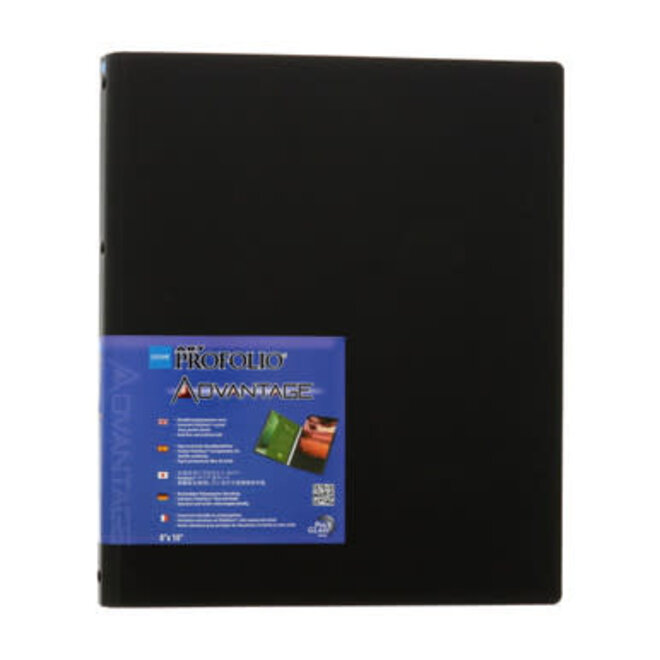 Itoya Profolio Advantage - 8-1/4" x 11-3/4" A4 - 24 Double Sided PolyGlass Pocket Sheets