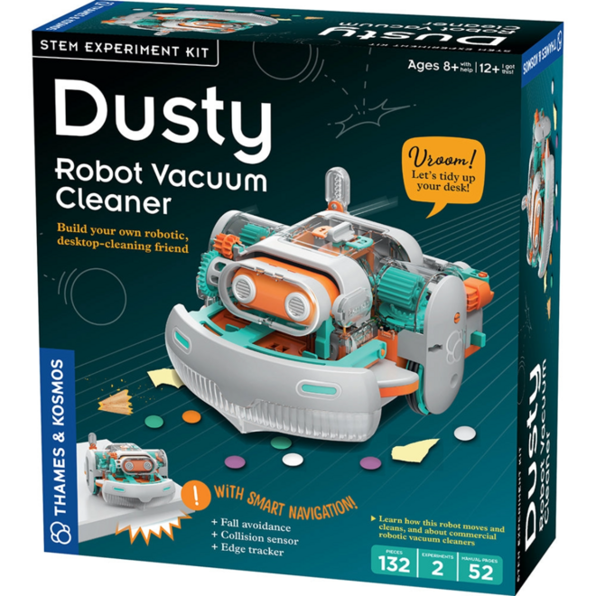 Thames & Kosmos: STEM Experiment Kit - Dusty: Robot Vacuum Cleaner