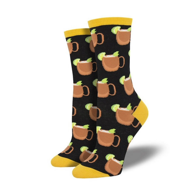 Socksmith Socks - Mule-ing It Over, Black - Size S/M