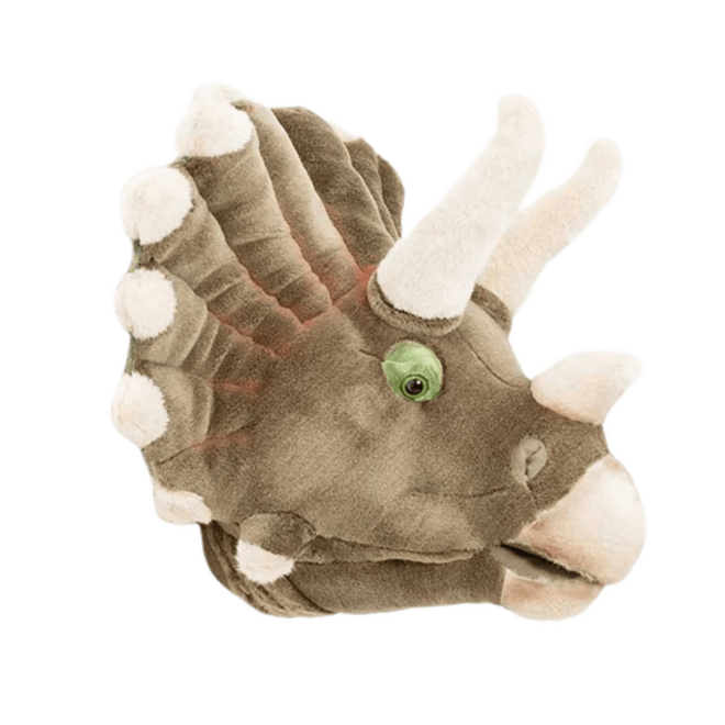 Wild & Soft - Adam Triceratops Dino Head, Large