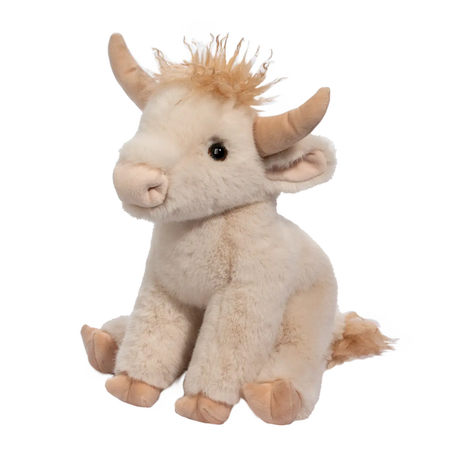 Douglas Cuddle Toy Plush - Laddie Highland Cow, Super Soft