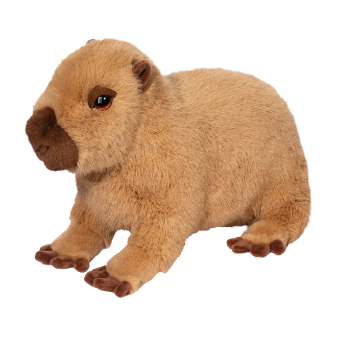 Douglas Cuddle Toy Plush - Chattie Capybara, Super Soft
