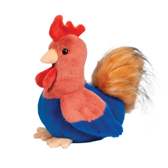 Douglas Cuddle Toy Plush - Rowdie Rooster, Soft