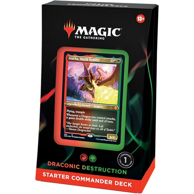 Magic: The Gathering - Starter Commander Deck - Draconic Destruction / Atarka, World Render