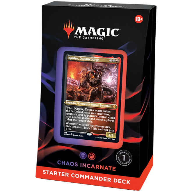 Magic: The Gathering - Starter Commander Deck - Chaos Incarnate / Kardur, Doomscourge