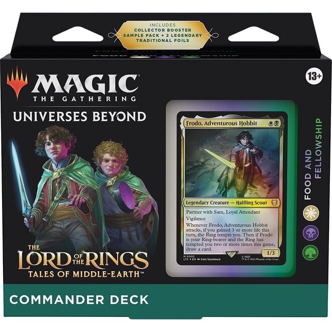 Magic: The Gathering - Lord of the Rings: Tales of Middle-Earth - Commander Deck: Food and Fellowship / Frodo, Adventurous Hobbit