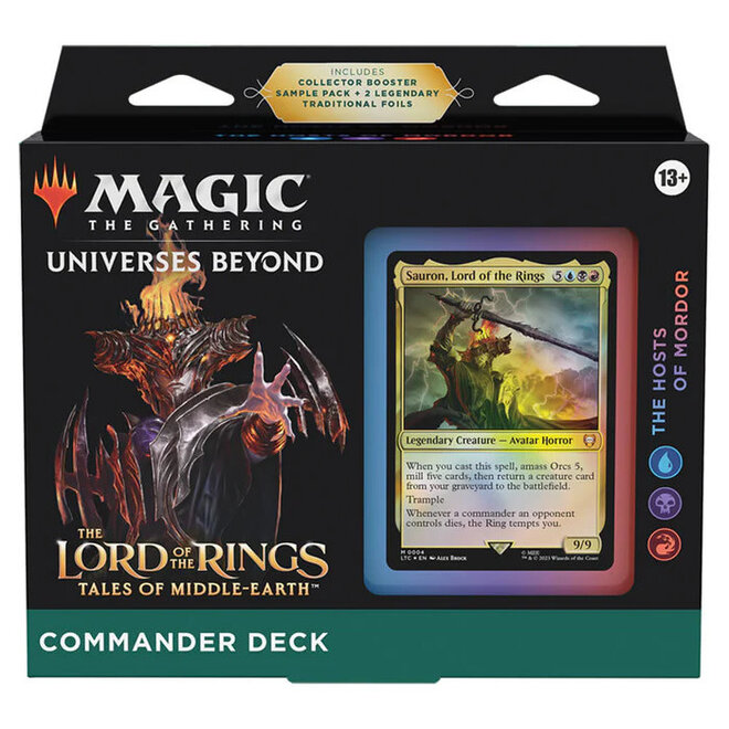 Magic: The Gathering - Lord of the Rings: Tales of Middle-Earth - Commander Deck: The Hosts of Mordor / Sauron, Lord of the Rings