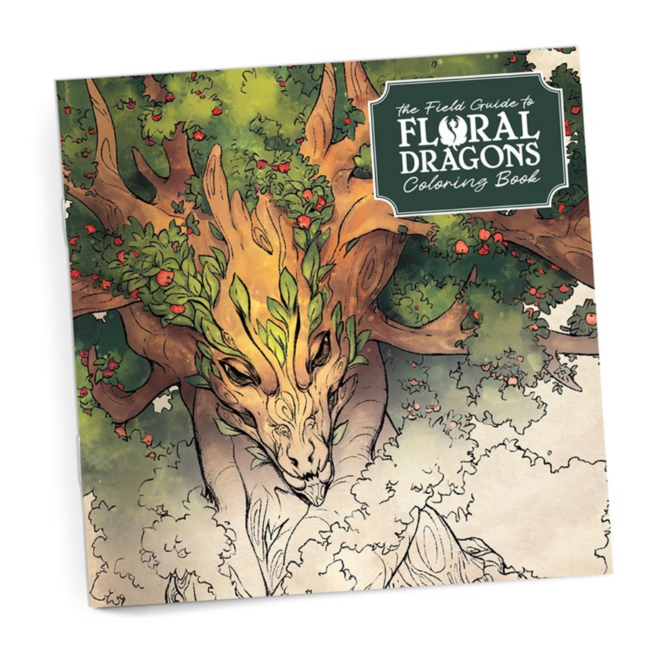 The Field Guide to Floral Dragons - Colouring Book