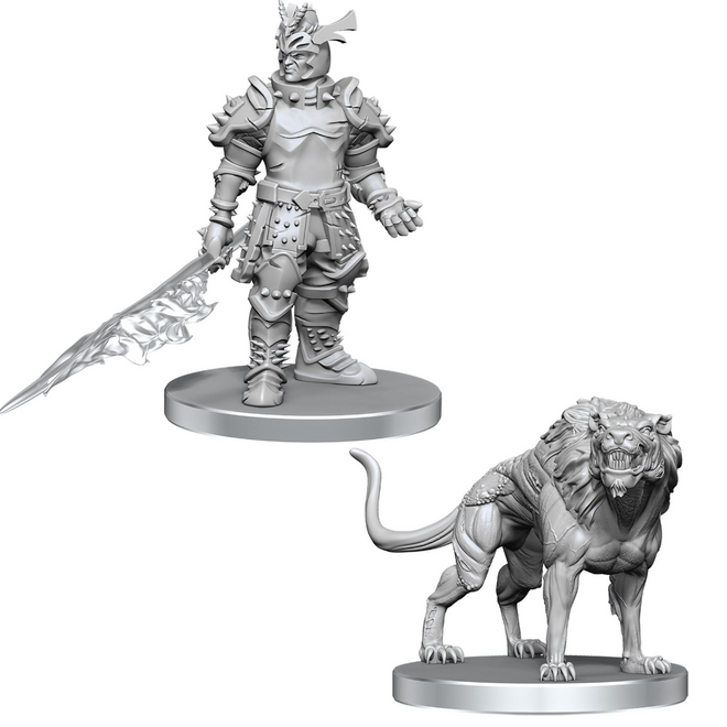 D&D Nolzur's Marvelous Unpainted Miniatures - Wave 28: Hell Hound & Narzugon