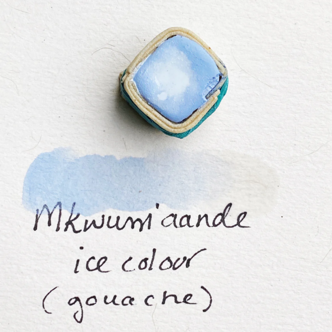 Beam Paints: Paintstones! Gouache - Mkwum'aande / Ice Colour