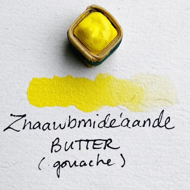 Beam Paints: Paintstones! Gouache - Zhaawb'mide / Butter
