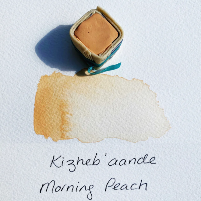 Beam Paints: Gouache Paintstones! - Kizheb'aande / Morning Peach