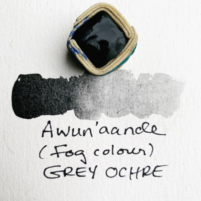 Beam Paints: Watercolour Paintstones! - Thunder Cloud (Grey Ochre)