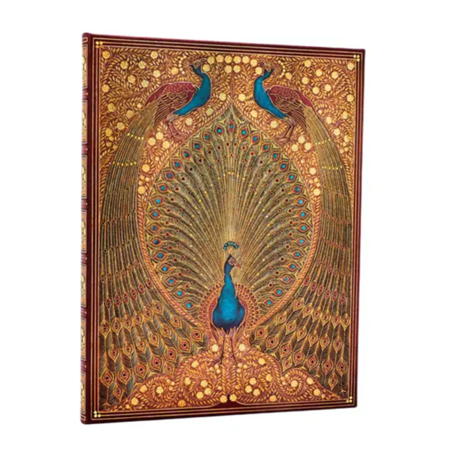 Paperblanks Hardcover Journal - Sangorski & Sutcliffe: Hafiz's Peacocks - Ultra, Unlined