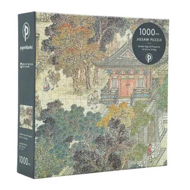 Paperblanks Jigsaw Puzzle - Golden Age of Prosperity: An Era in Jinling - 1000pc
