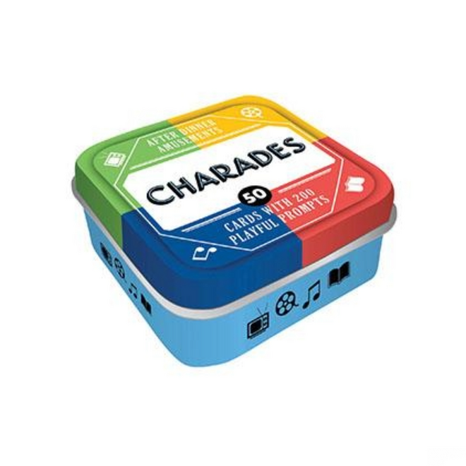 After Dinner Amusements: Charades - 50 Cards with 200 Playful Prompts