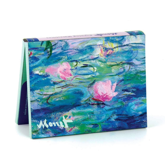 Claude Monet: Evening Waterlilies - 12 Note Cards w/ Envelopes