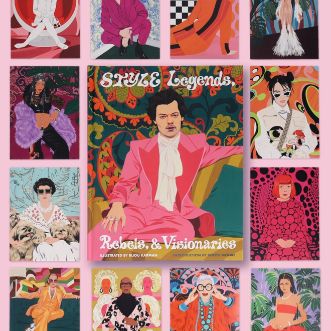 Bijou Karman: Style Legends, Rebels, & Visionaries - 20 Note Cards & Envelopes