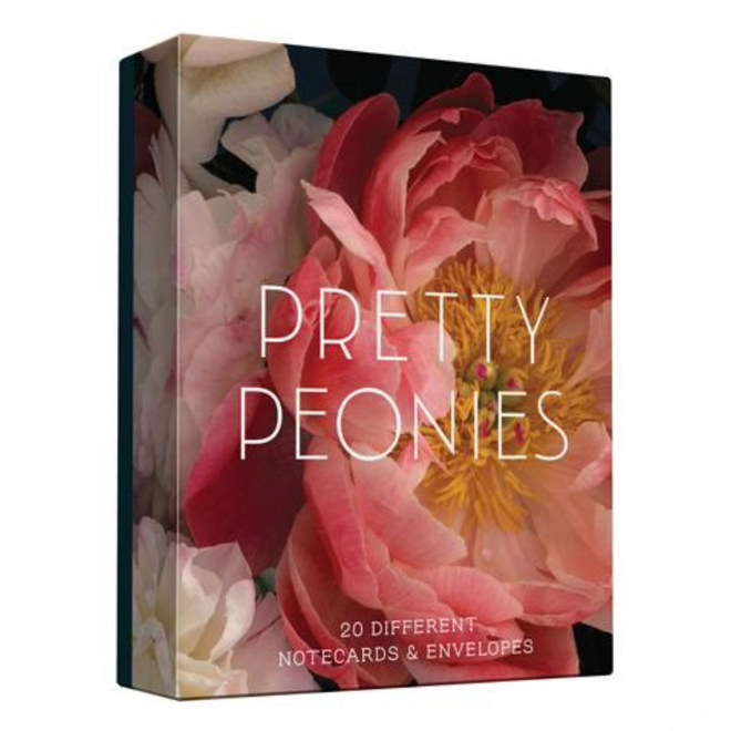 Pretty Peonies - 20 Notecards & Envelopes