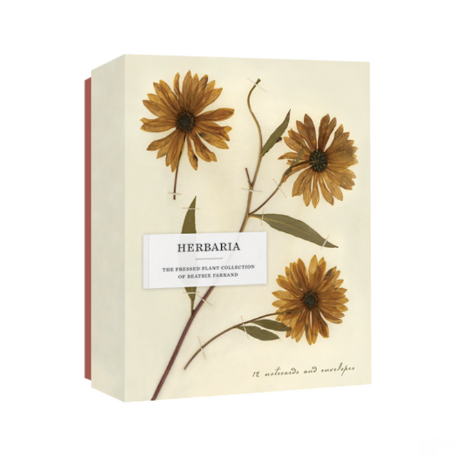 Herbaria: The Pressed Plant Collection of Beatrix Farrand - 12 Notecards & Envelopes