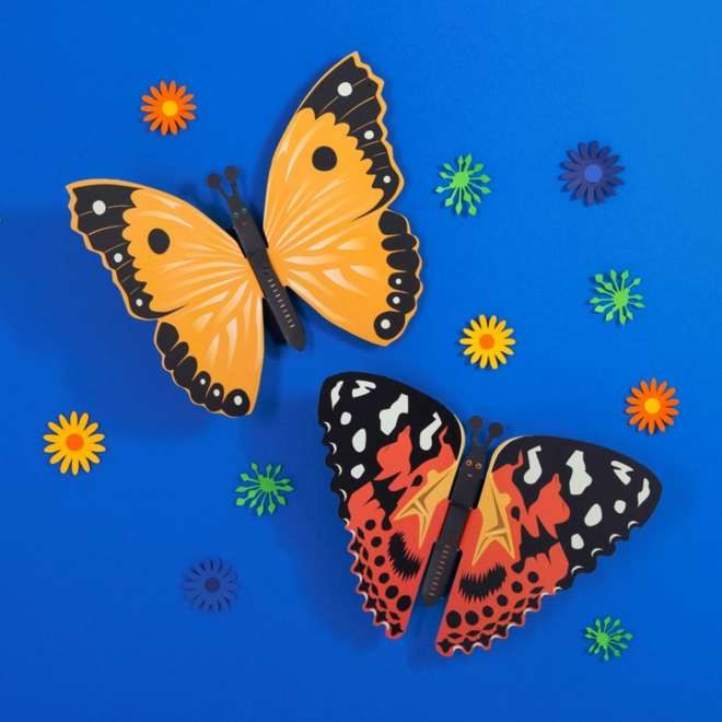 Paper Activity Kit - Make Your Own Fluttering Butterflies