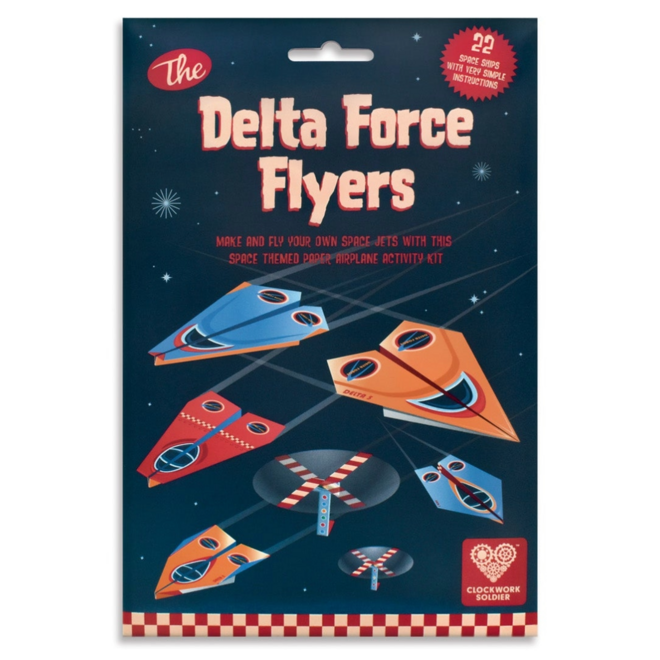 Paper Activity Kit - The Delta Force Flyers: Make Your Own Space Jets