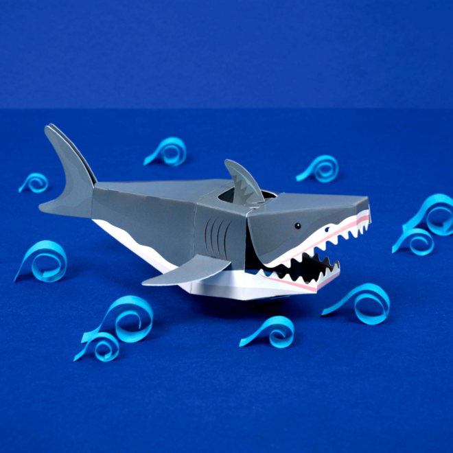 Paper Activity Kit - Create Your Own Chomping Shark