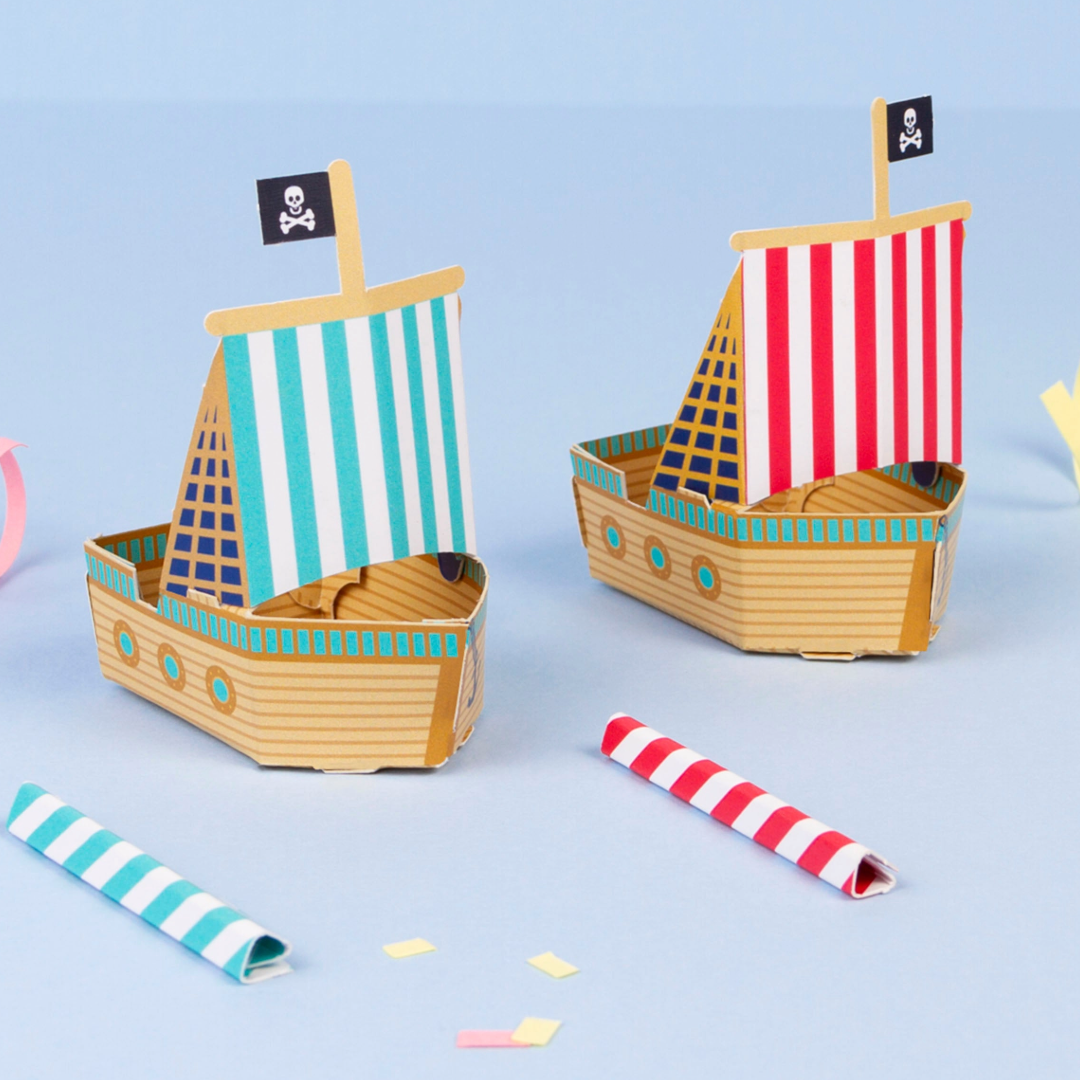 Clockwork Soldier Paper Activity Kit - Create Your Own Pirate Boats ...
