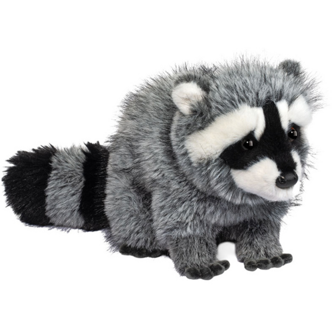 Douglas Cuddle Toy Plush - Roz Raccoon, DLux