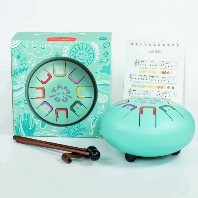 Baby Tambù Tongue Drum, 8 Tones - Teal Peal