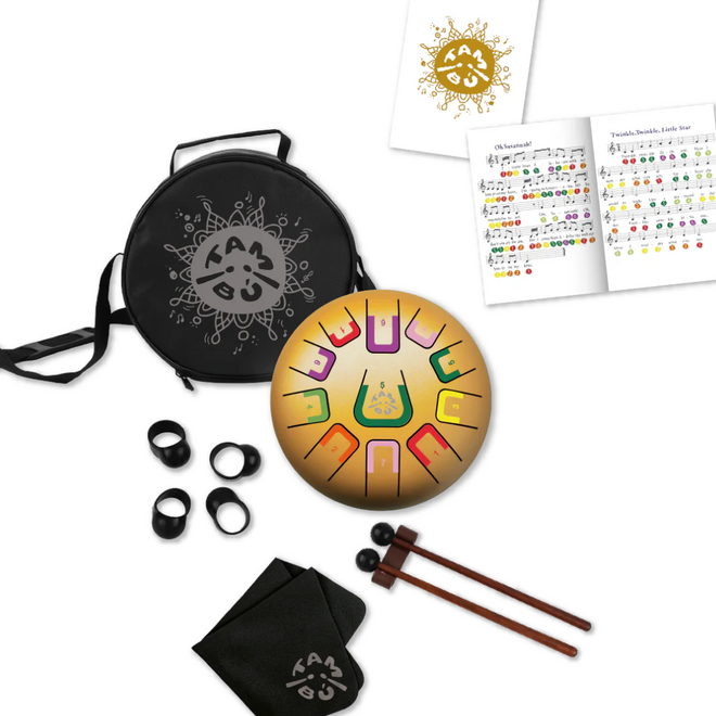 Tambù Tongue Drum, 11 Tones - Golden Stars
