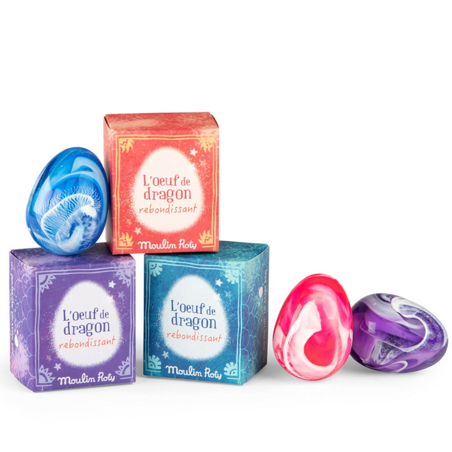Les Petites Merveilles: Bouncy Dragon Egg - Individual, Purple