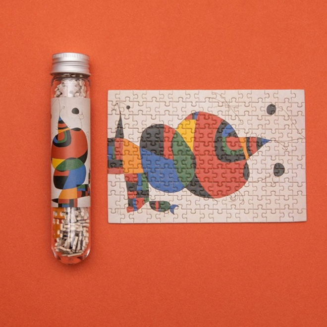 Micropuzzle - Miró: Femme, Oiseau, Étoile, 1966-73