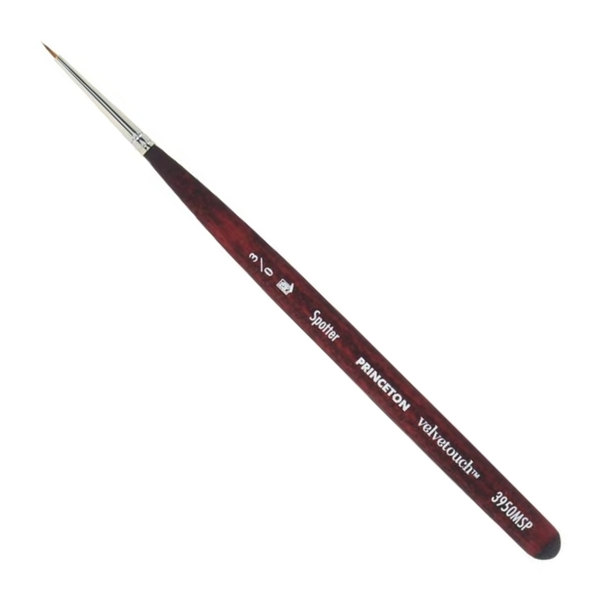Princeton Velvetouch Mixed Media Brush - Mini Spotter 3/0