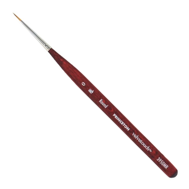 Princeton Velvetouch Mixed Media Brush - Mini Round 0