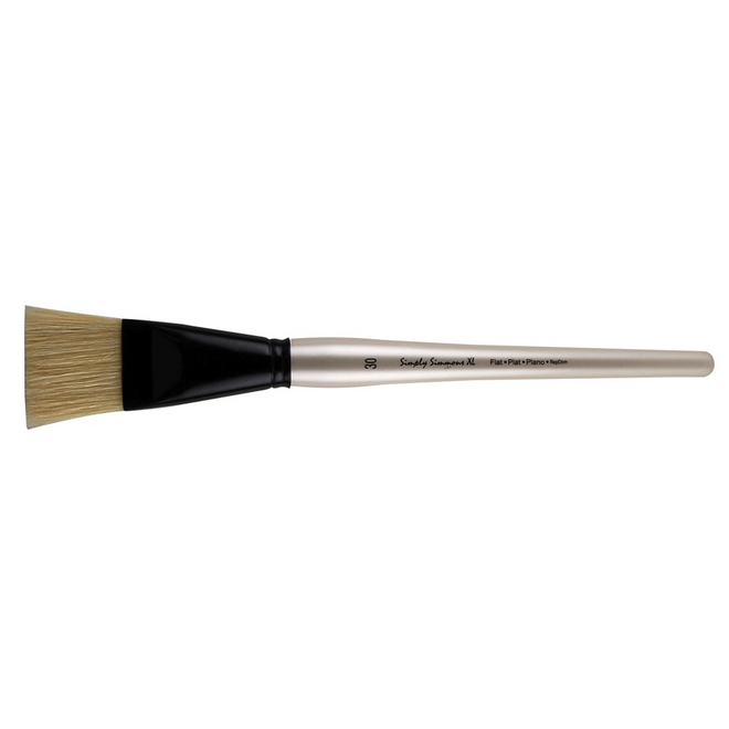 Simply Simmons XL Natural Chungking Bristle Brush - Flat 50