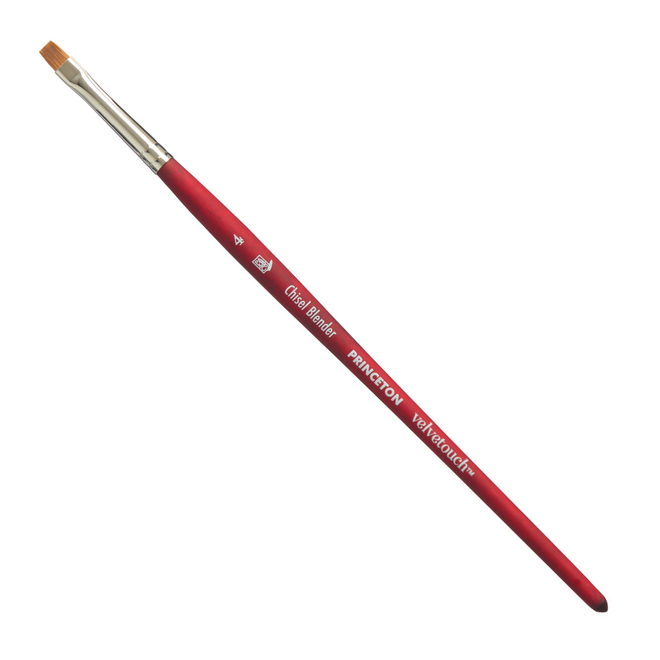 Princeton Velvetouch Mixed Media Brush - Chisel Blender 4