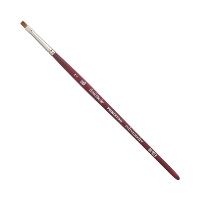 Princeton Velvetouch Mixed Media Brush - Chisel Blender 2